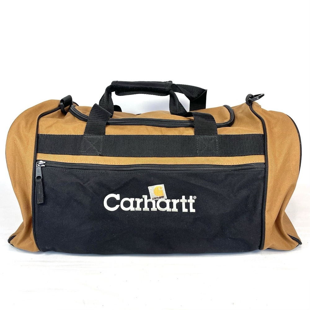 Carhartt Legacy 20in Gear Duffel Bag Brown Black Heavy Duty Travel Work